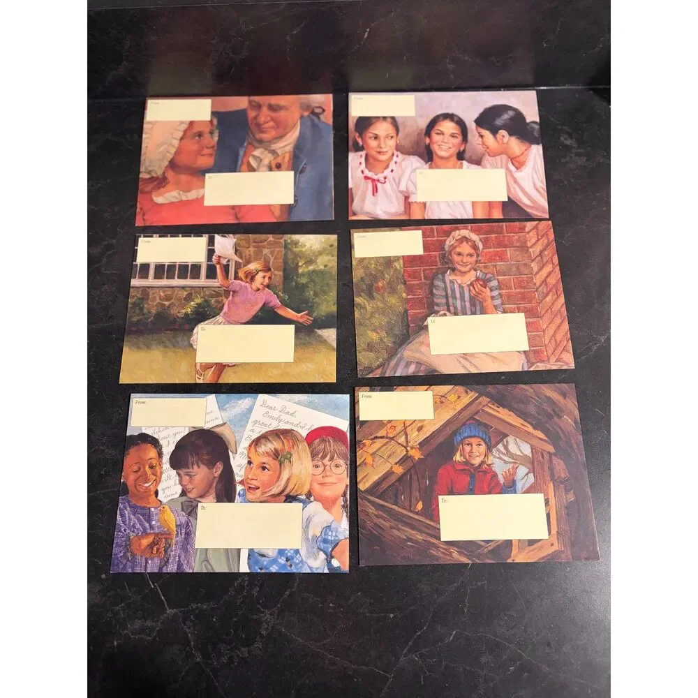 Vintage 2004 American Girl Pen Pal Pack Cards Notes Stationery Set Retired